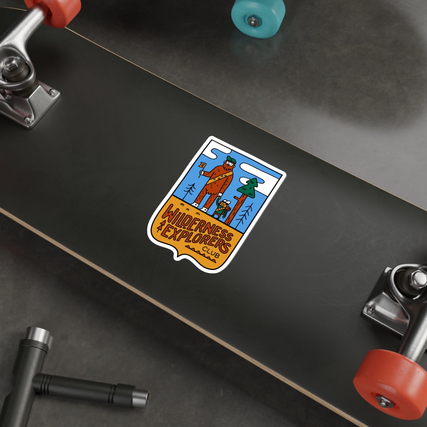 Wilderness Explorers Club - Die-Cut Vinyl Stickers
