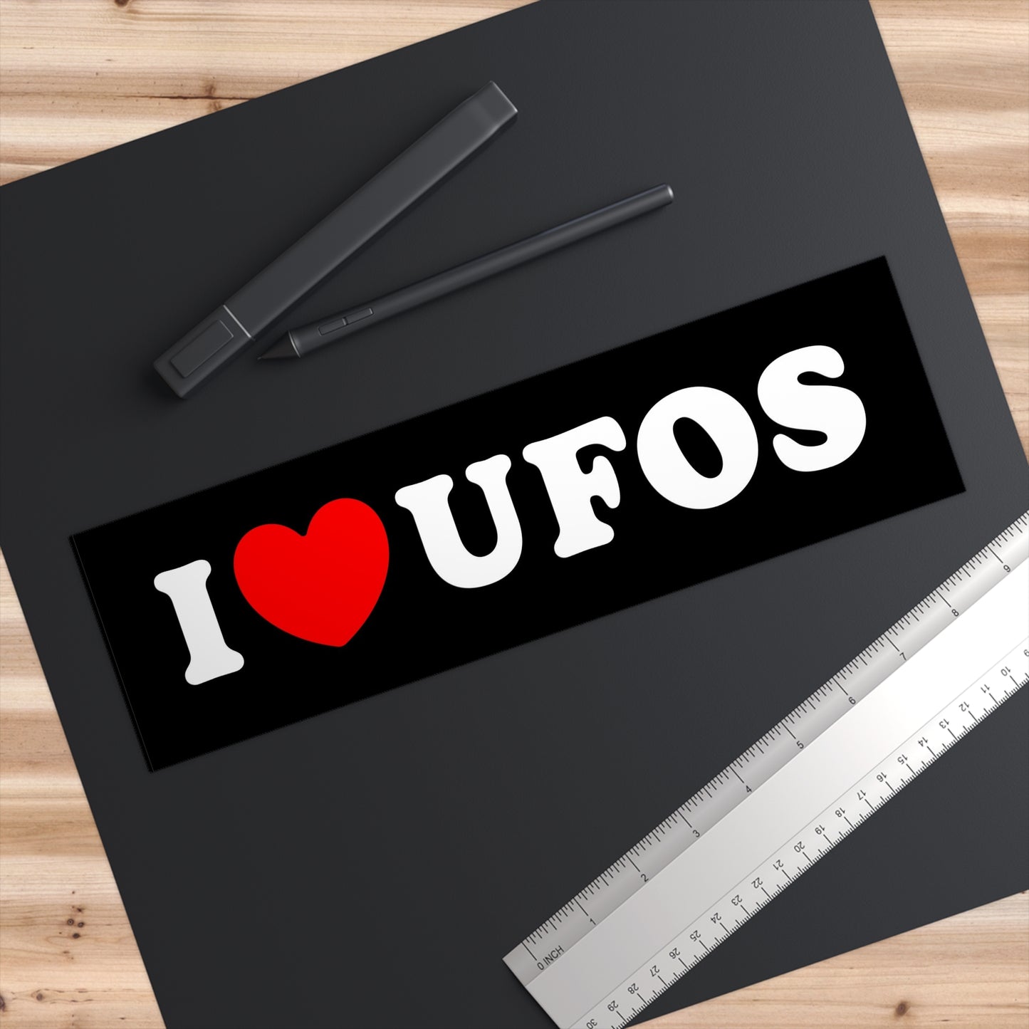 I Love UFOs - Bumper Stickers