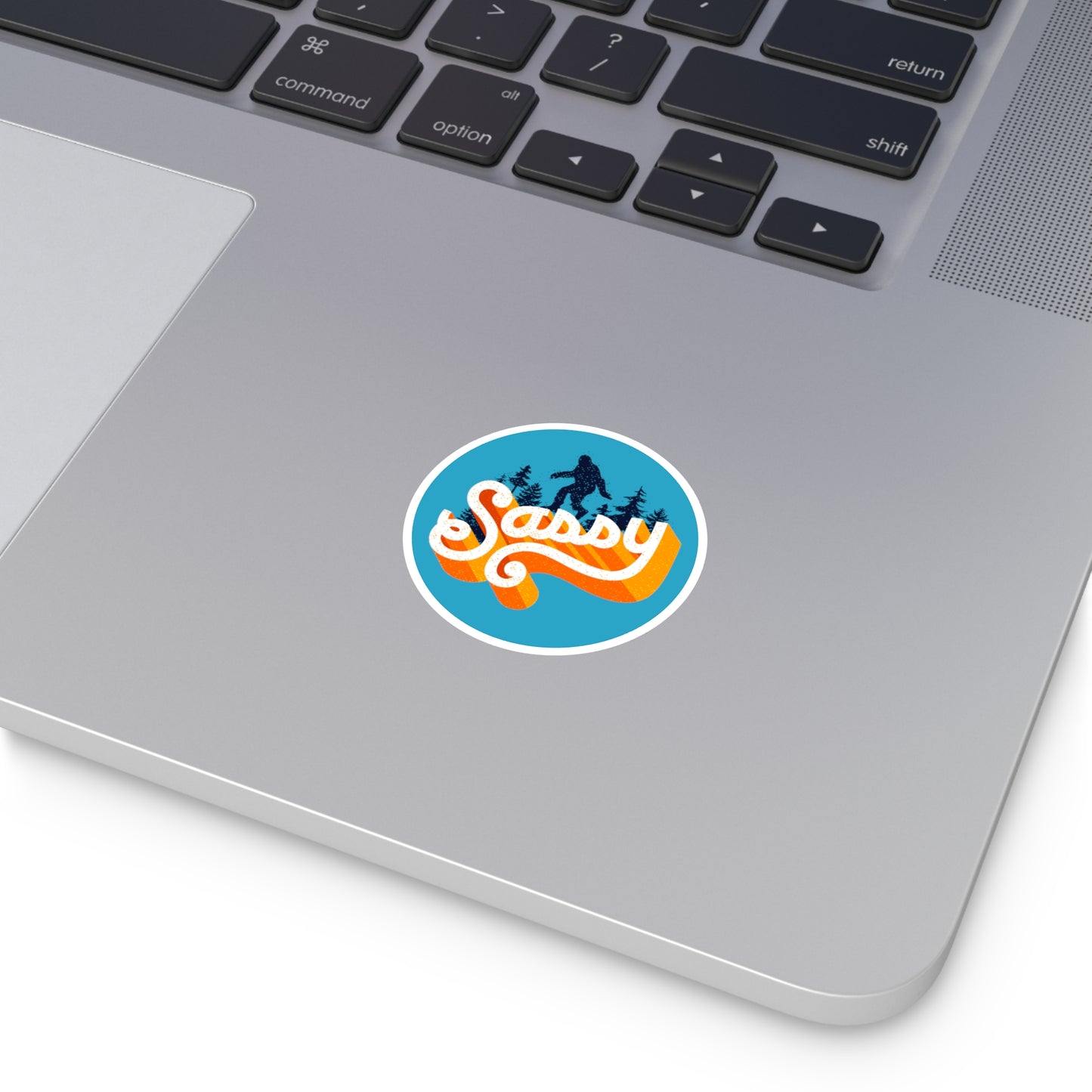 Sassy Sasquatch - Round Sticker, Indoor\Outdoor