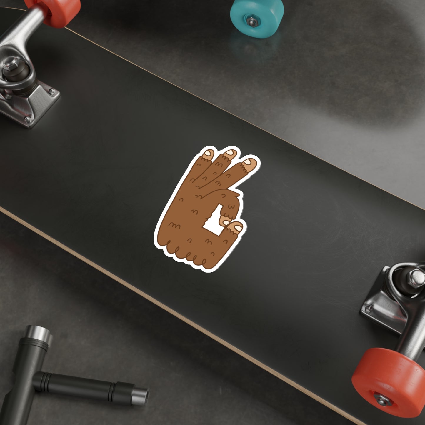 Okay Sasquatch! Idaho - Die-Cut Vinyl Stickers