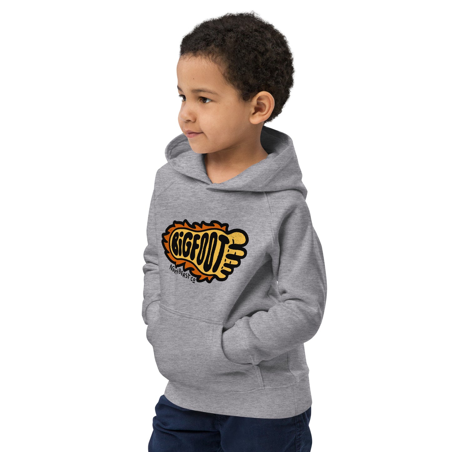 Bigfoot Big Foot - Kids eco hoodie