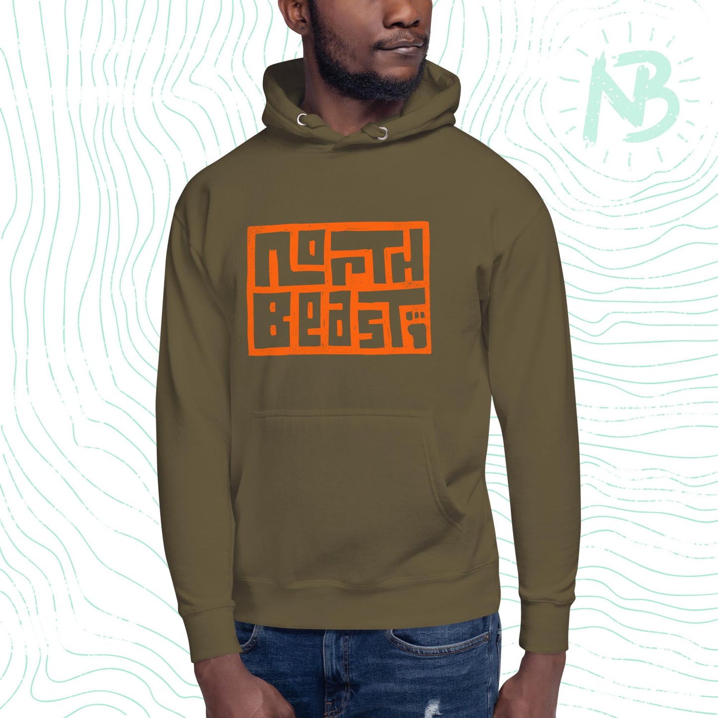 North Beast Cube Logo - Unisex Hoodie