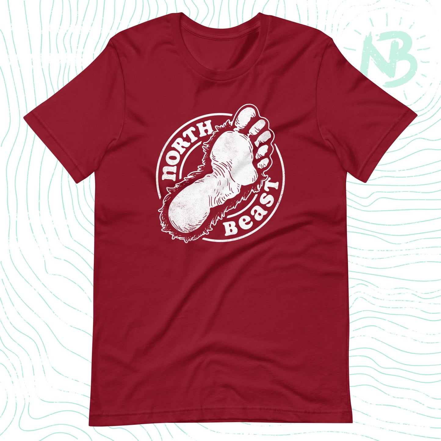 North Beast Large Foot - Unisex t-shirt