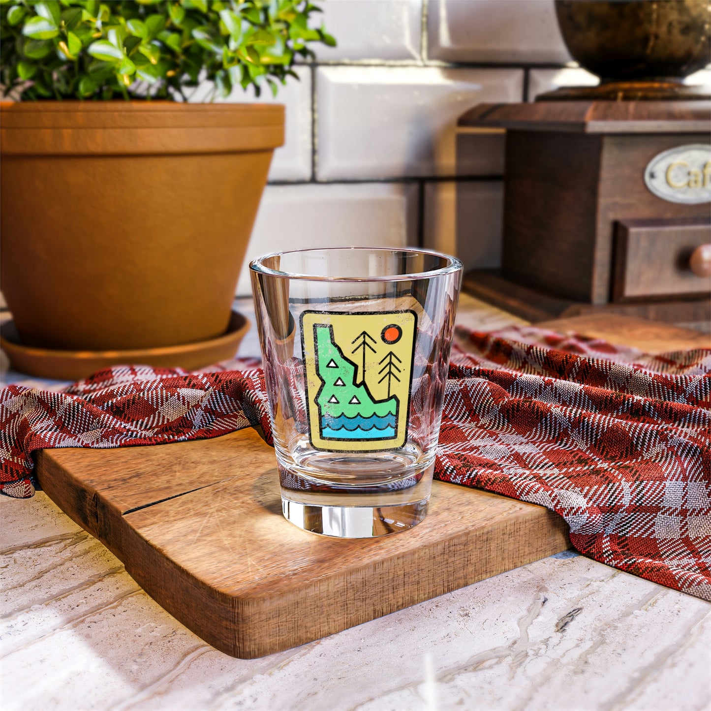 Explore Idaho - Shot Glass, 1.5oz