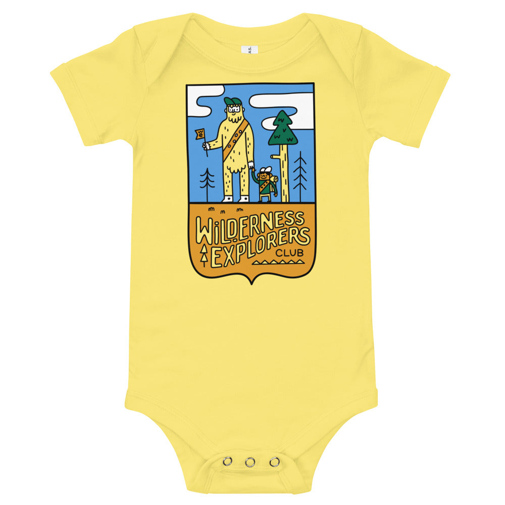 Wilderness Explorers Club - Baby short sleeve onesie