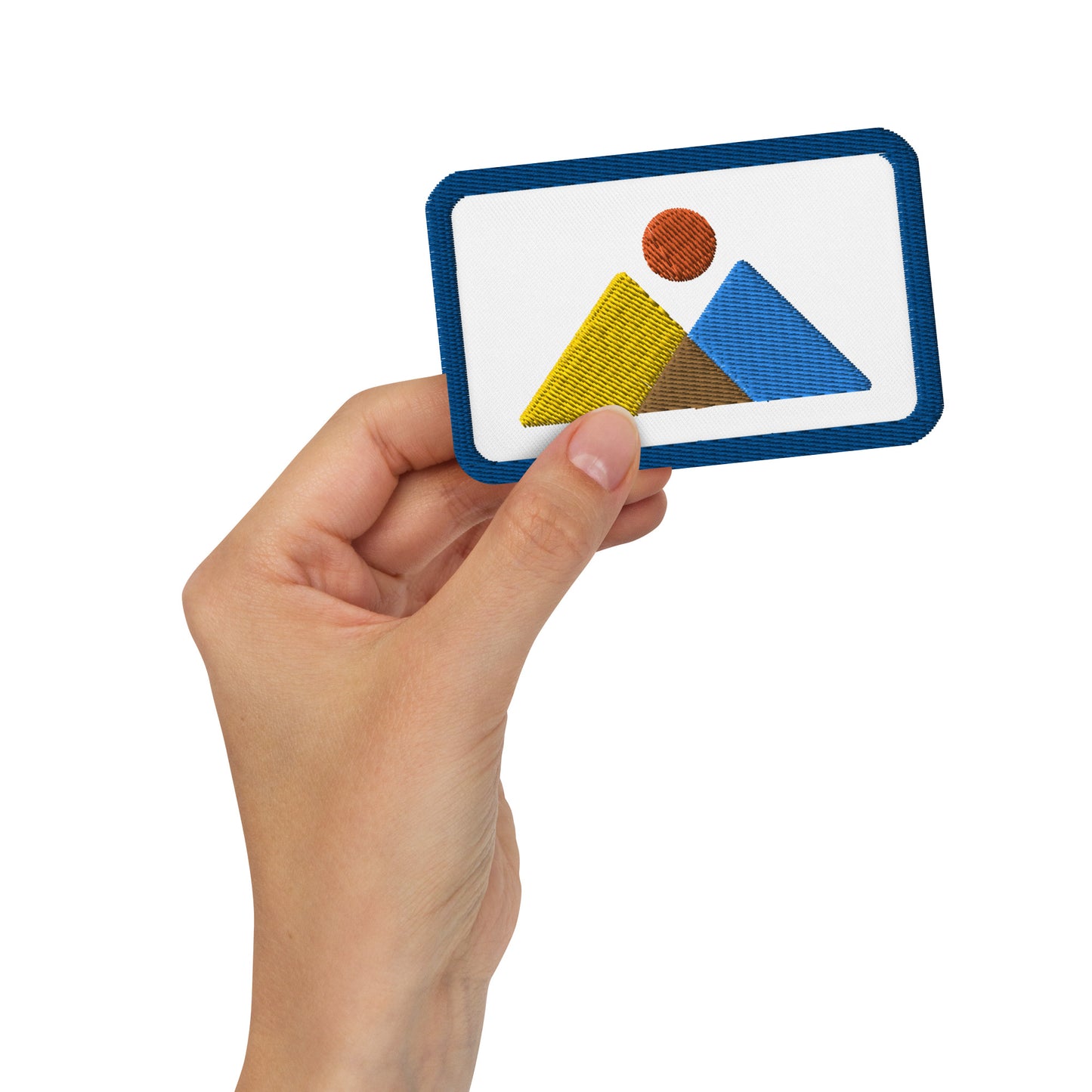 Mountains Geometric - Embroidered patches