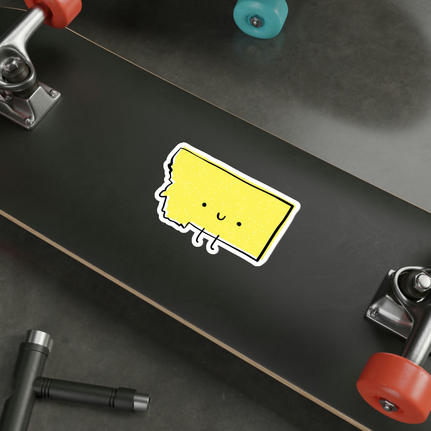 Copy of Montana State Smile - Pink - Die-Cut Vinyl Stickers