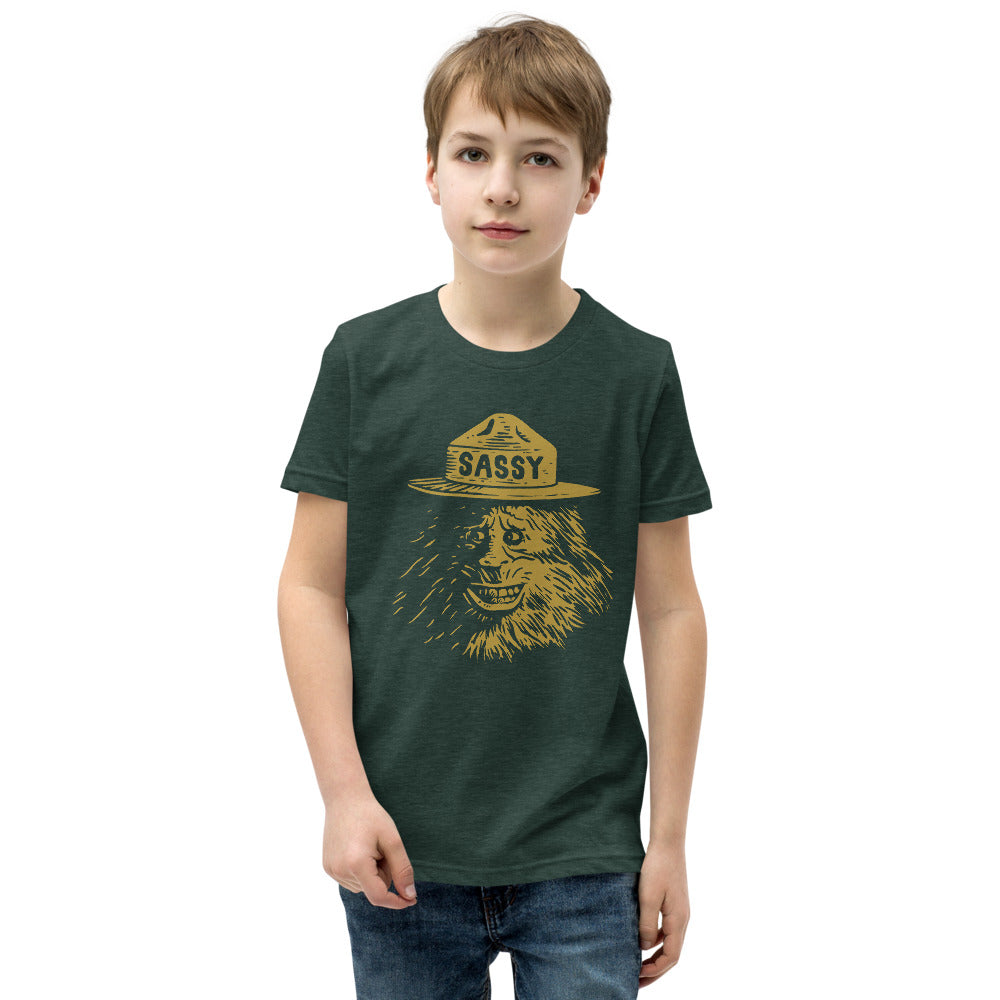Sassy Bigfoot - Youth Short Sleeve T-Shirt