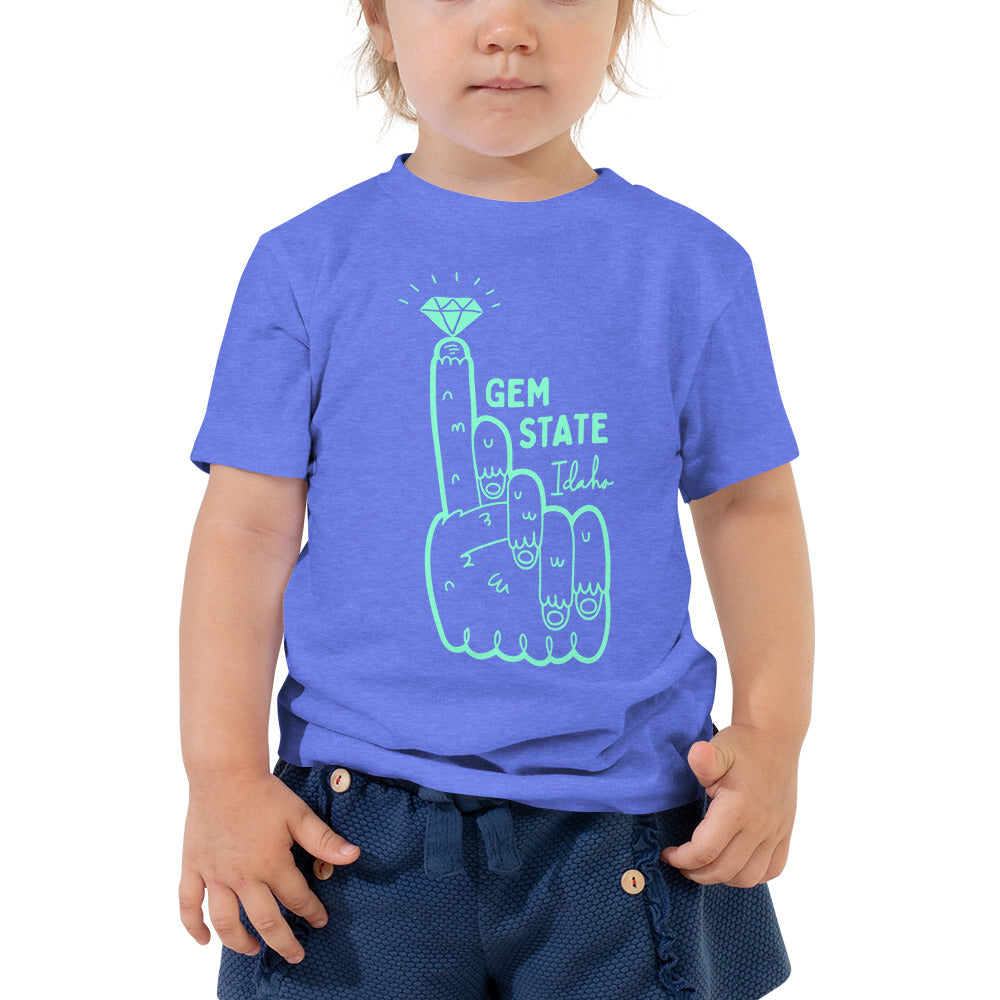 Number 1 Gem State Idaho Sasquatch - Toddler Tee