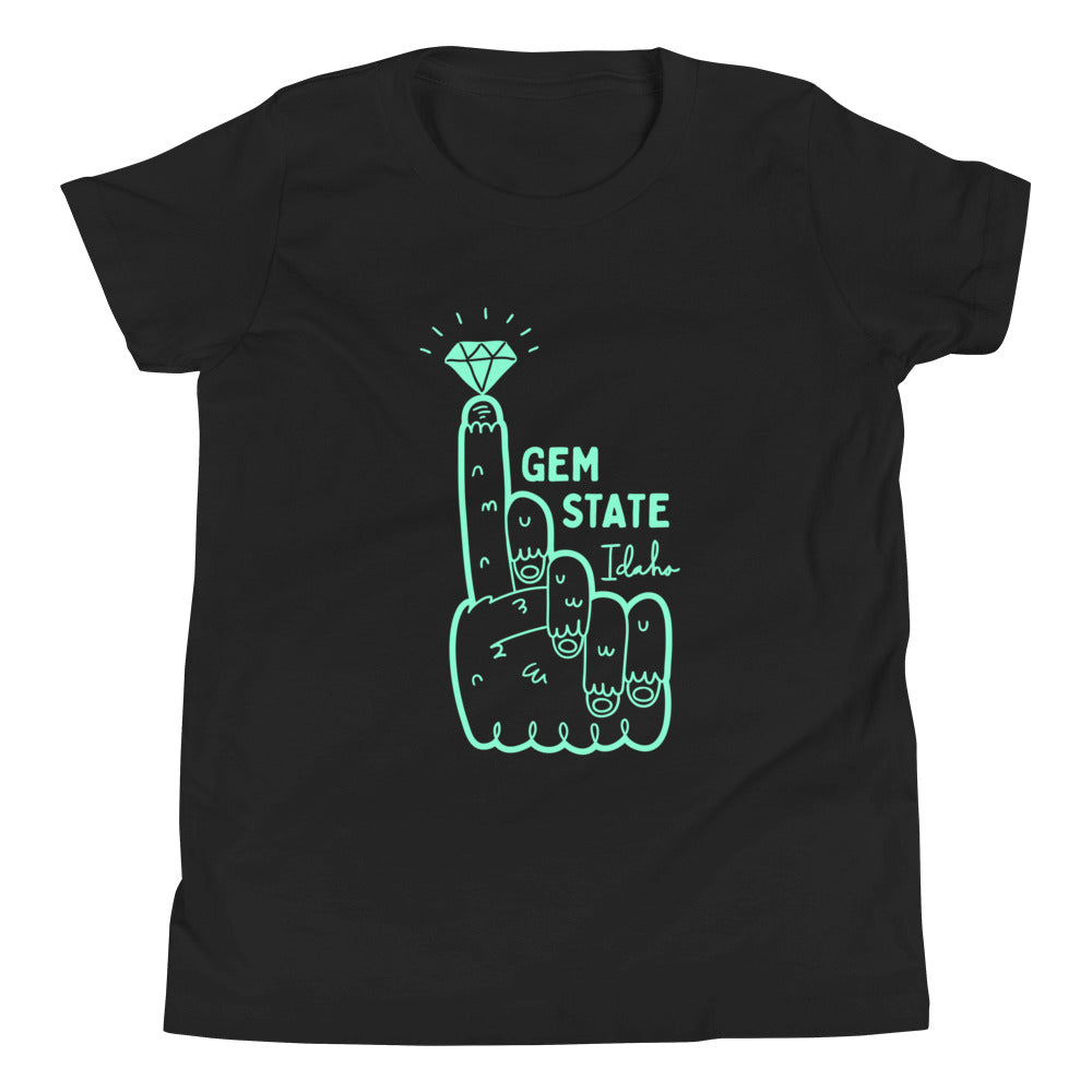 Number 1 Gem State Idaho Sasquatch - youth tee