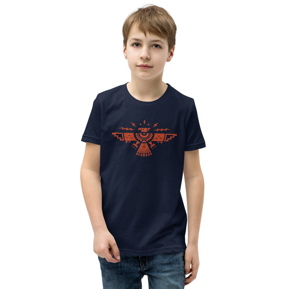 Majestic Thunderbird Eagle - Youth Short Sleeve T-Shirt