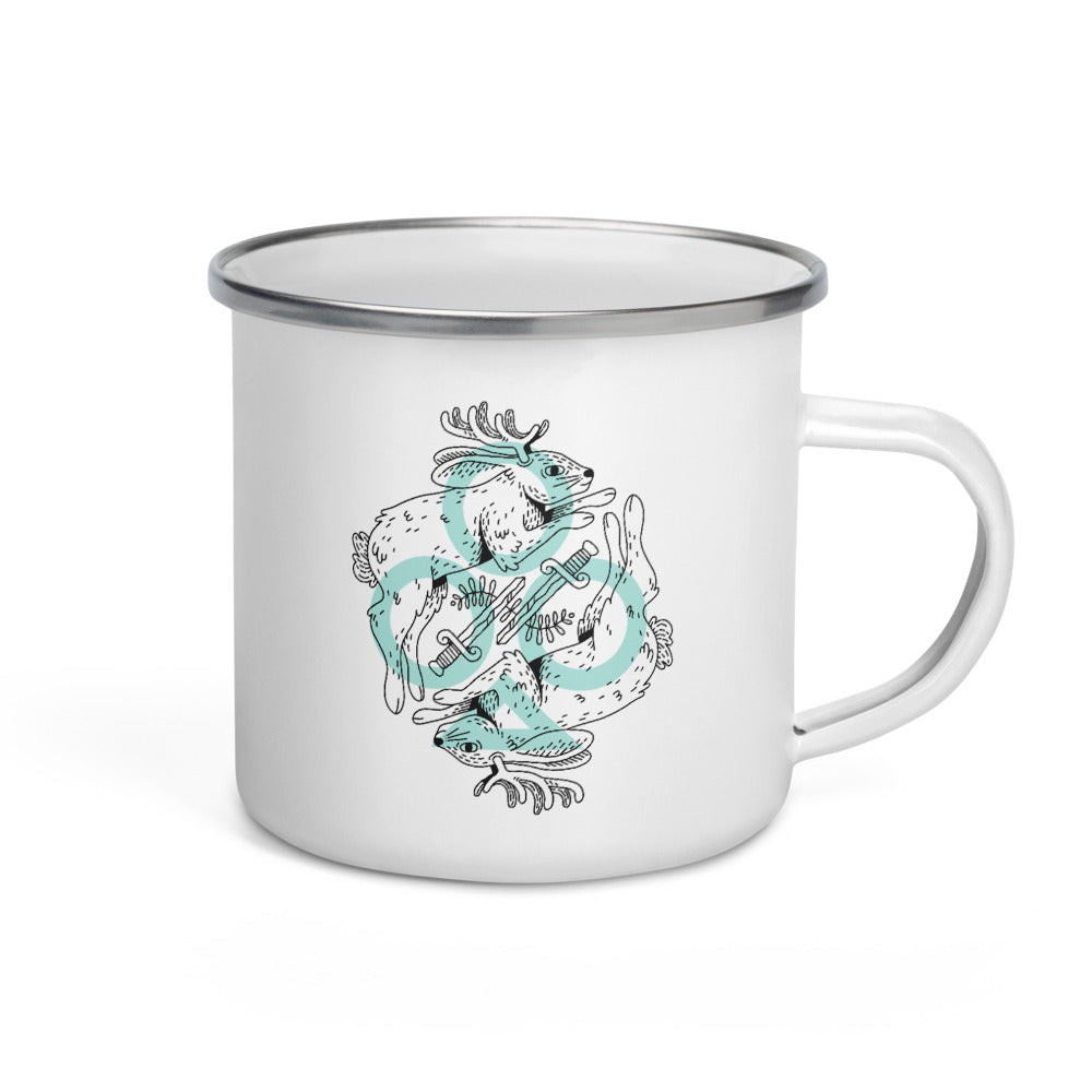 Jackalope - Enamel Mug