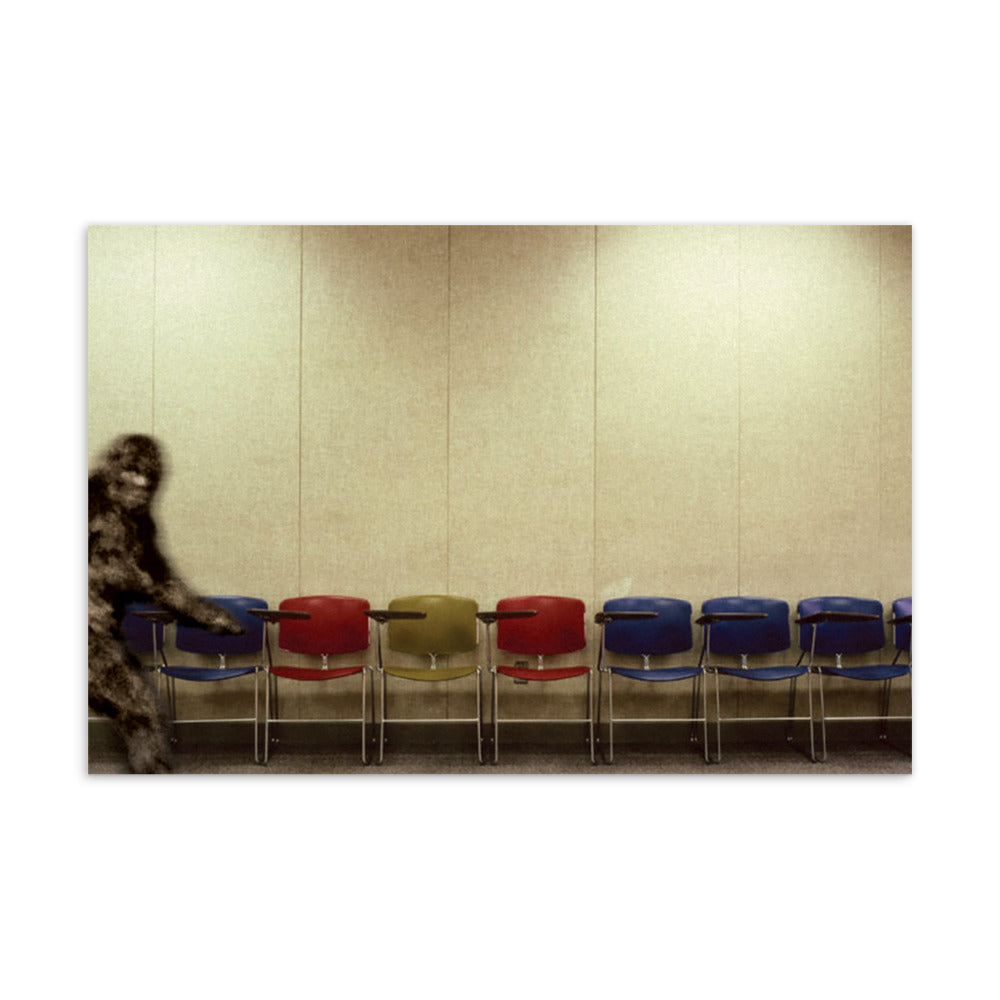 College Bigfoot - postcard