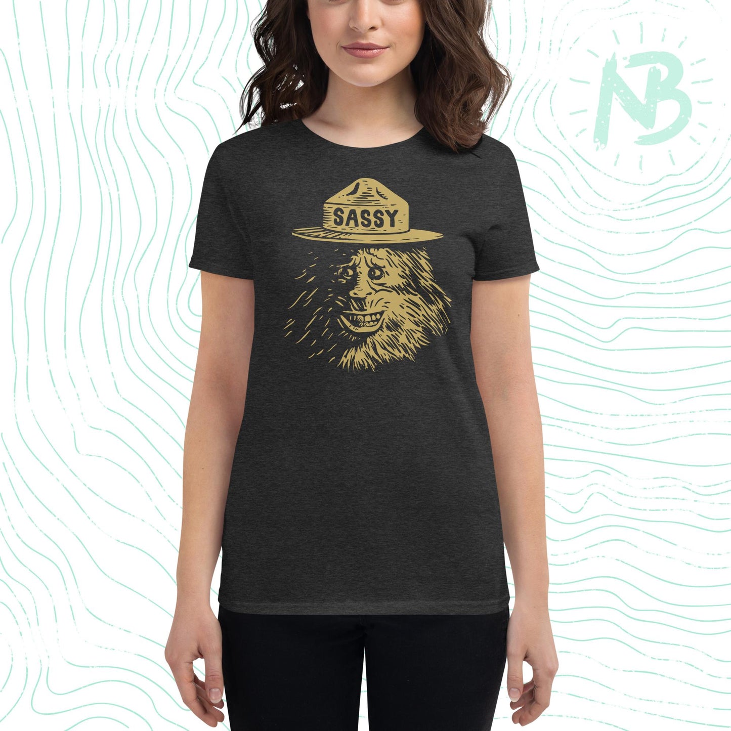 Sassy Bigfoot - Women's short sleeve t-shirt