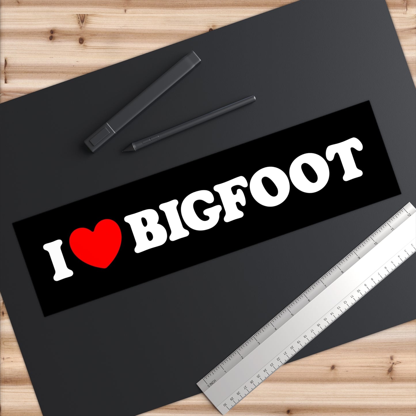 I Love Bigfoot - Bumper Stickers