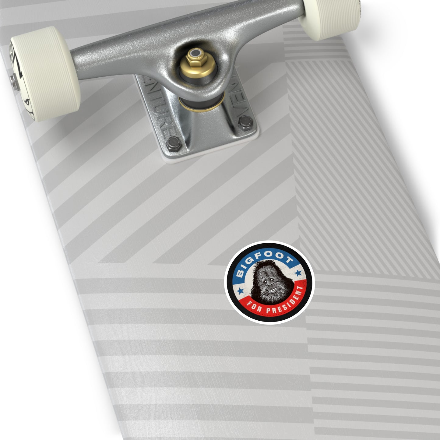 Bigfoot for President - Round Vinyl Stickers