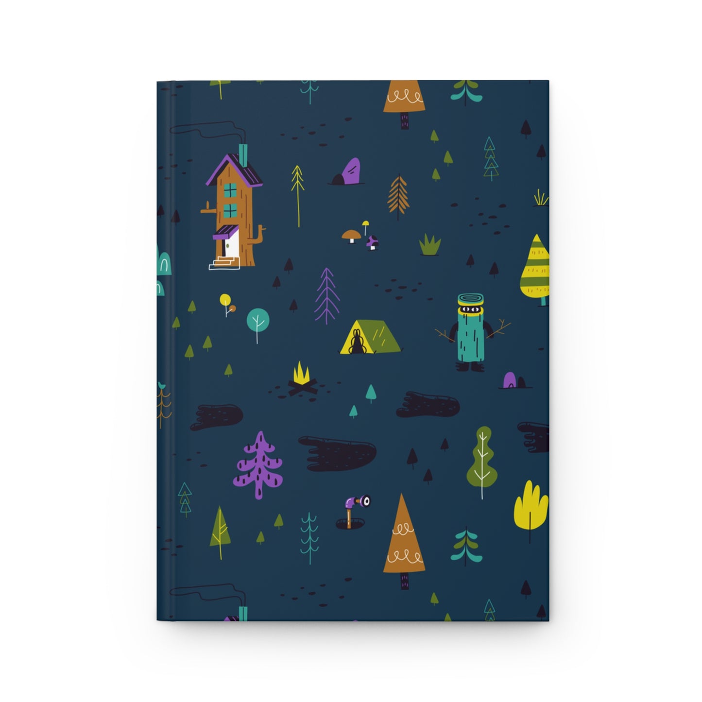 North Beast Bigfoot Pattern - Hard Backed Journal