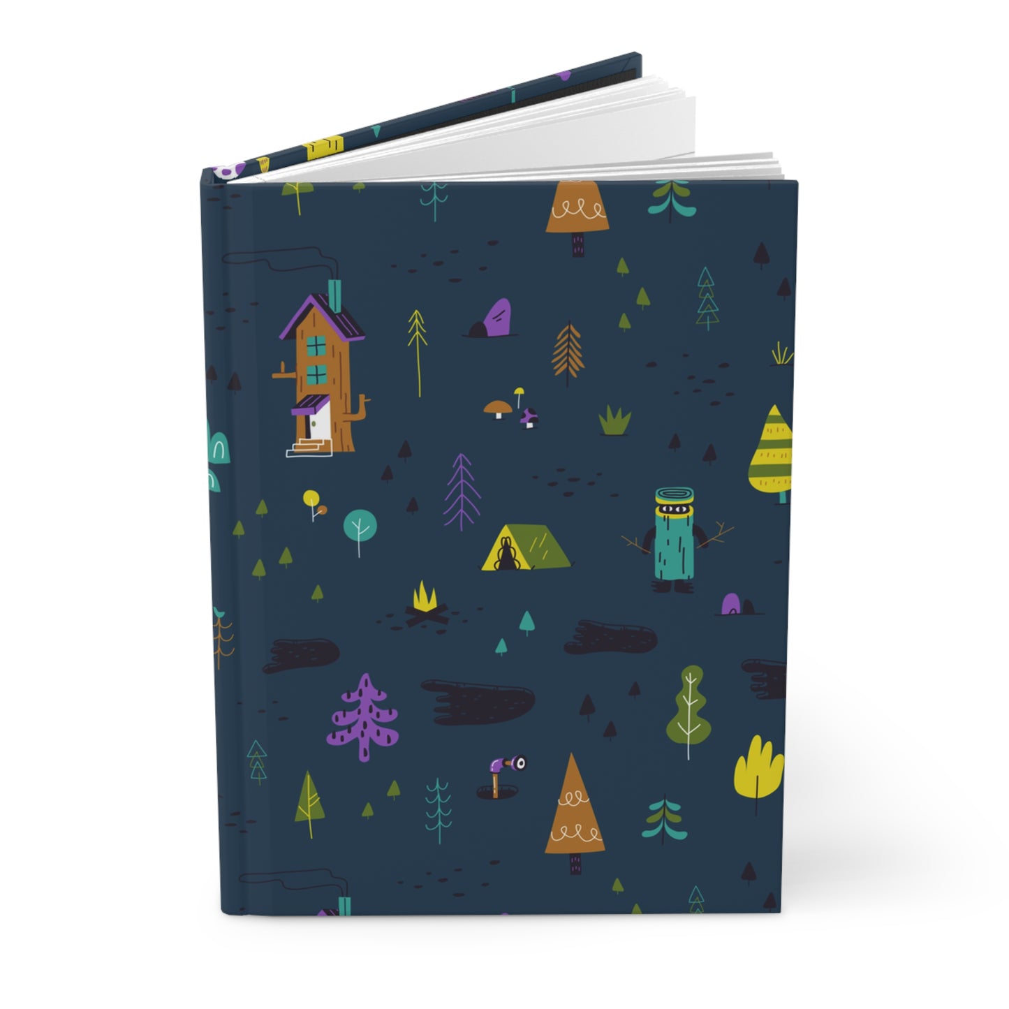 North Beast Bigfoot Pattern - Hard Backed Journal