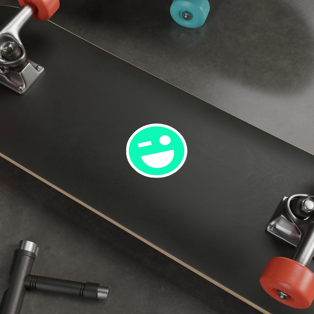 Idaho ID Winky Face - Die-Cut Sticker