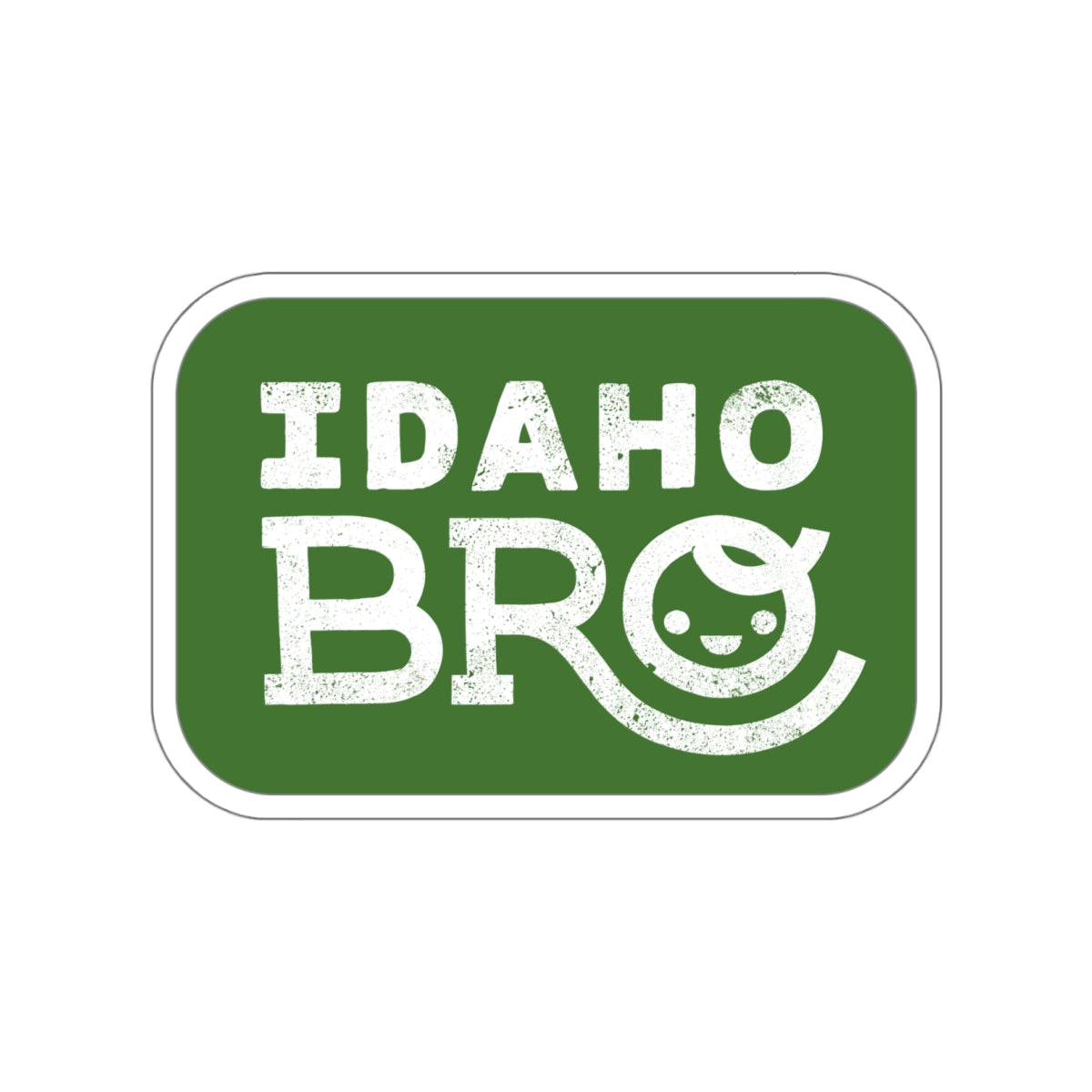 Idaho Bro Die-Cut Sticker — Green State Pride Vinyl Decal