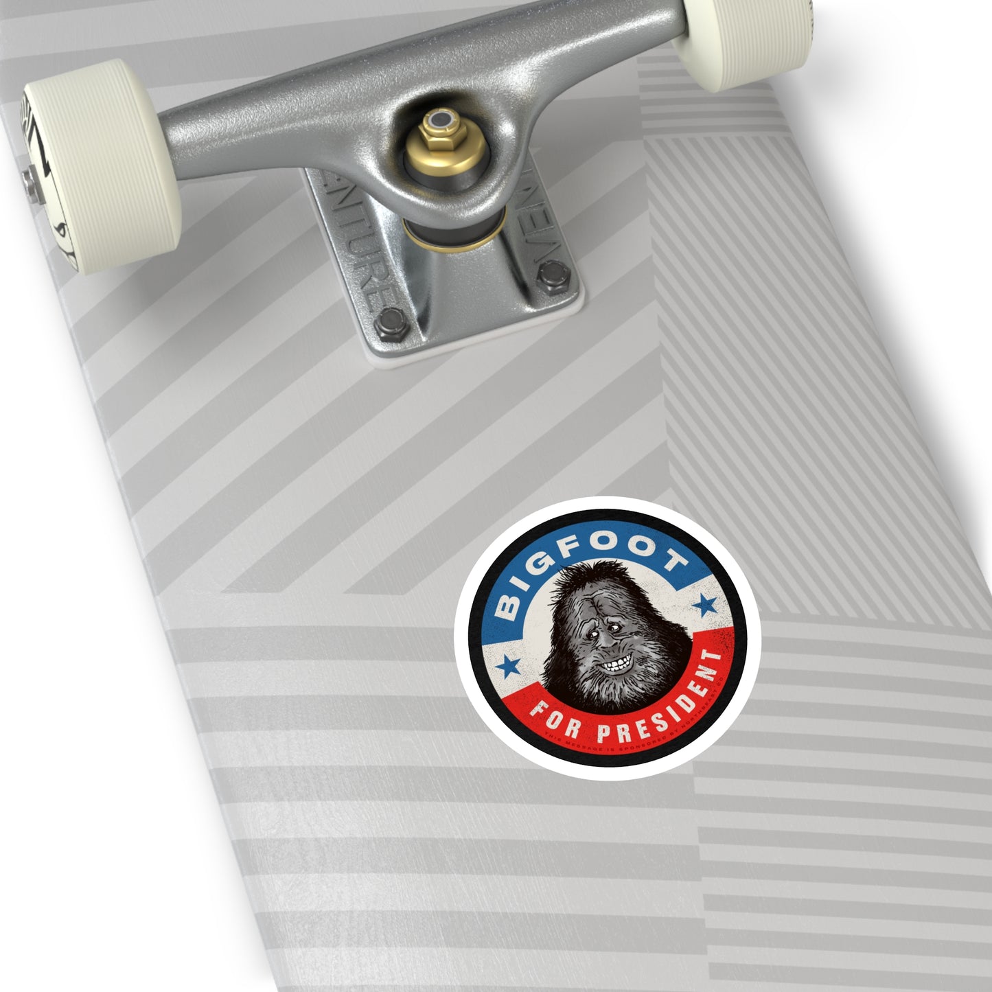 Bigfoot for President - Round Vinyl Stickers