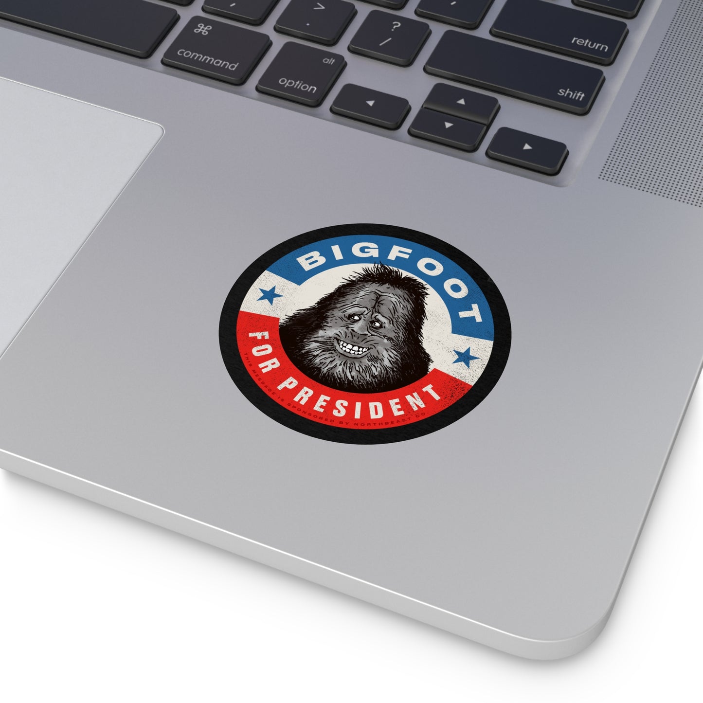 Bigfoot for President - Round Vinyl Stickers