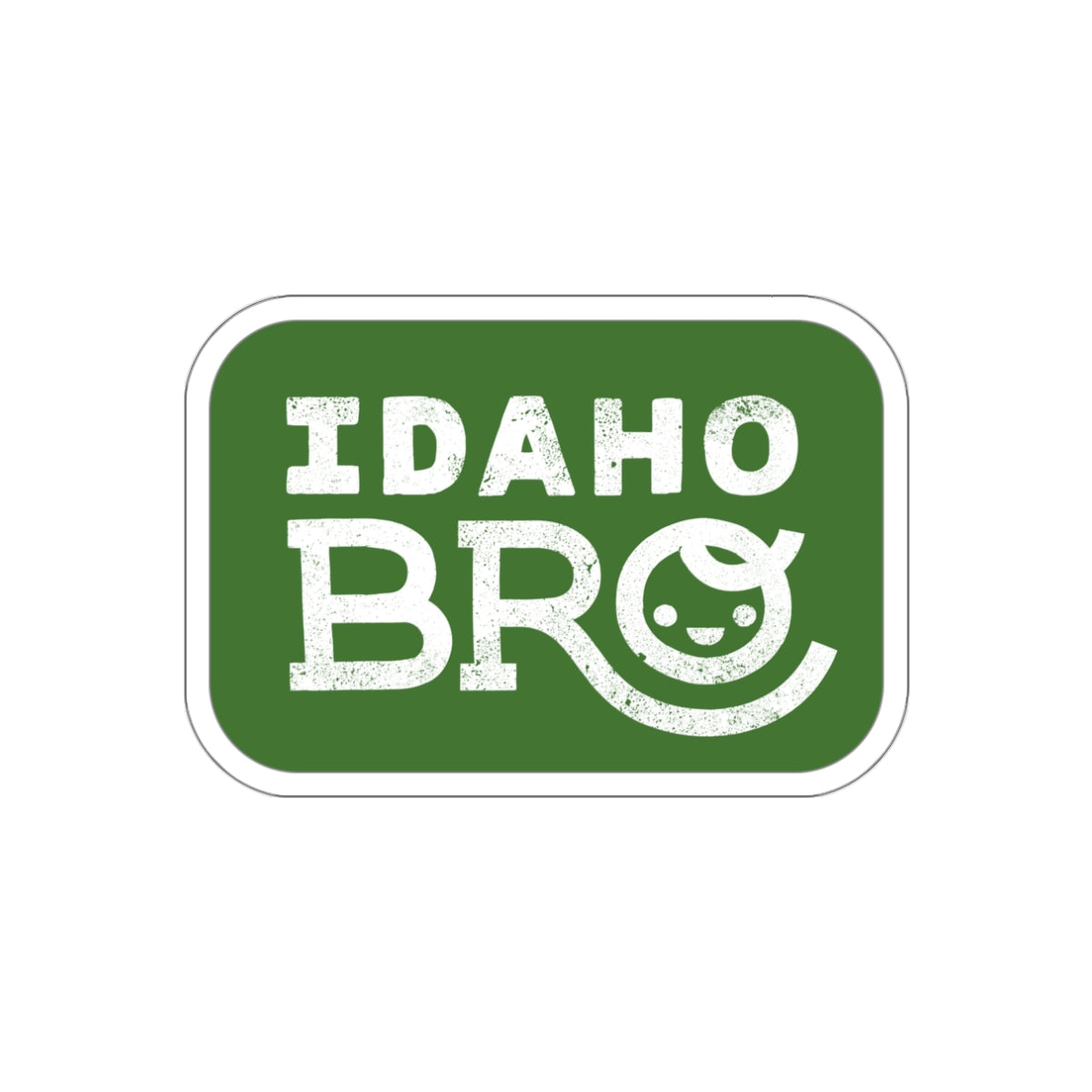 Idaho Bro Die-Cut Sticker — Green State Pride Vinyl Decal