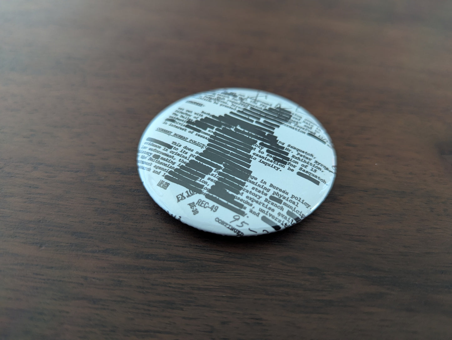 Bigfoot 2.5" Button Set of 4