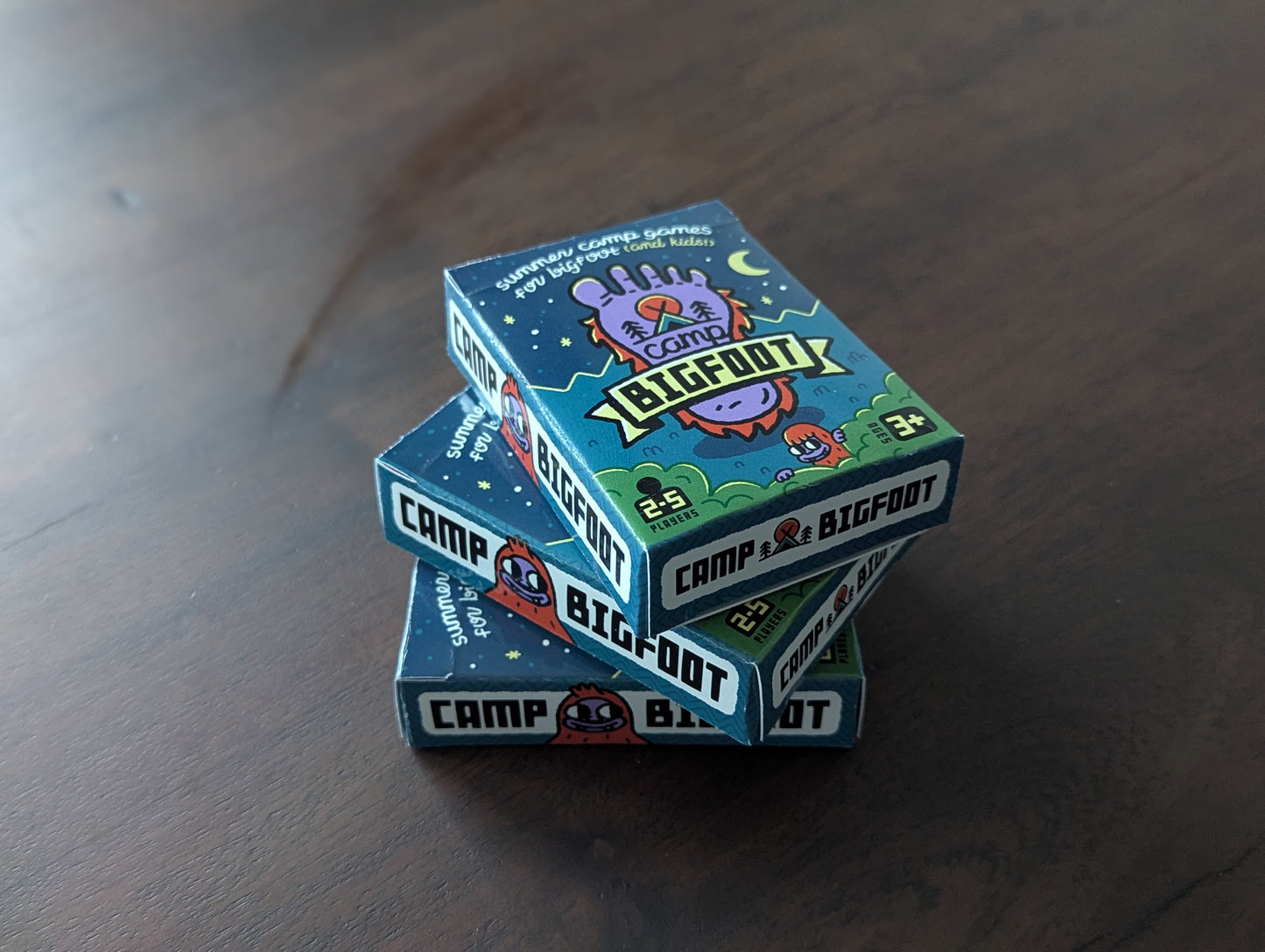 Camp Bigfoot - Kids Card Games - Memory, Old Maid, Go Fish