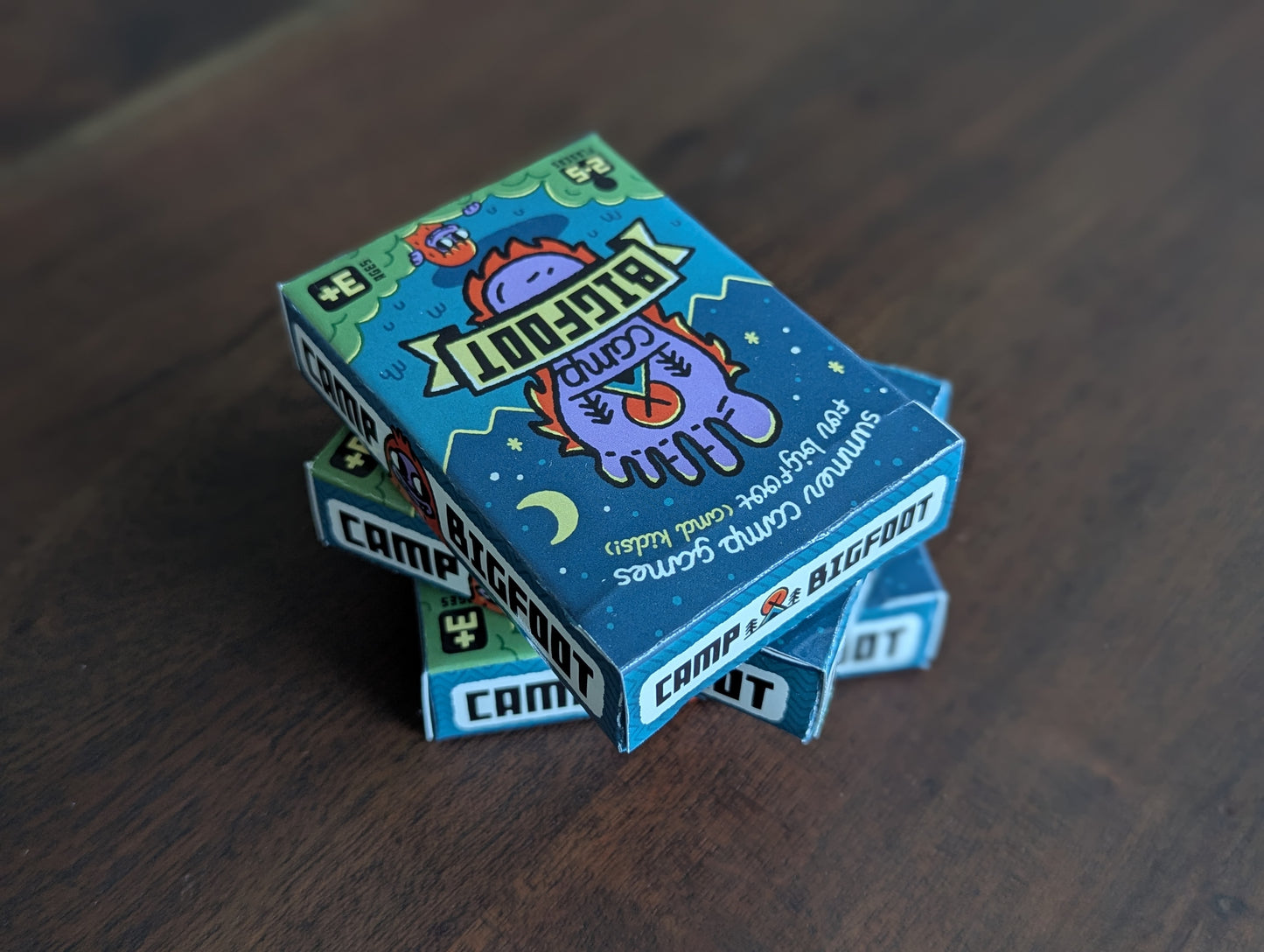 Camp Bigfoot - Kids Card Games - Memory, Old Maid, Go Fish