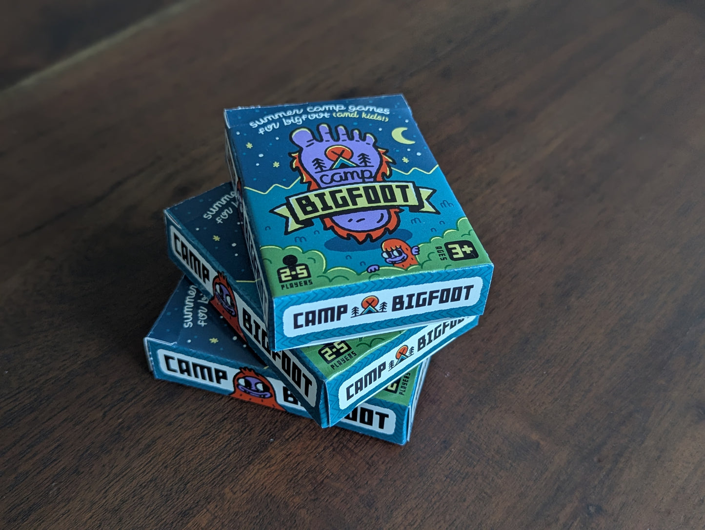 Camp Bigfoot - Kids Card Games - Memory, Old Maid, Go Fish