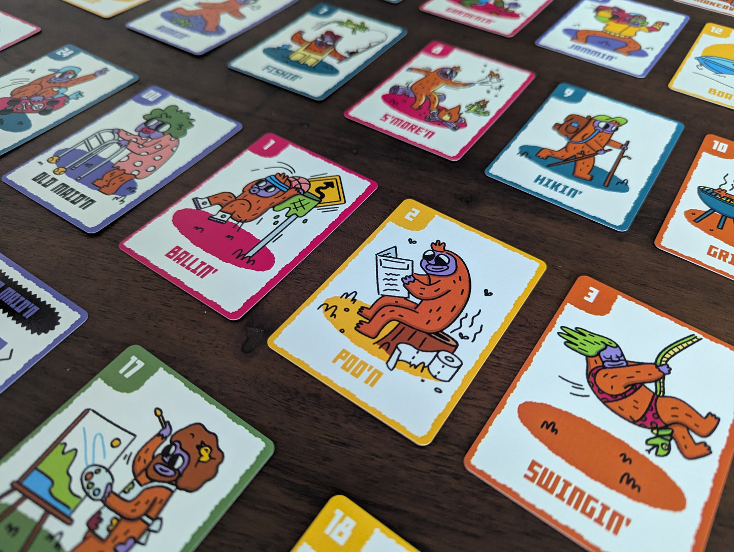 Camp Bigfoot - Kids Card Games - Memory, Old Maid, Go Fish