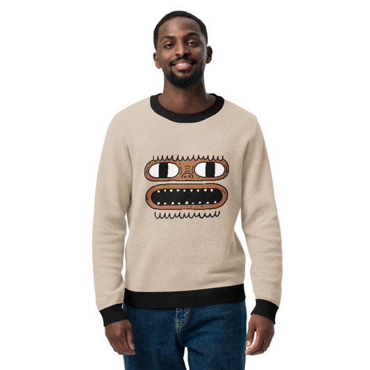 Yeti Christmas Winter - Knitted crew neck sweater