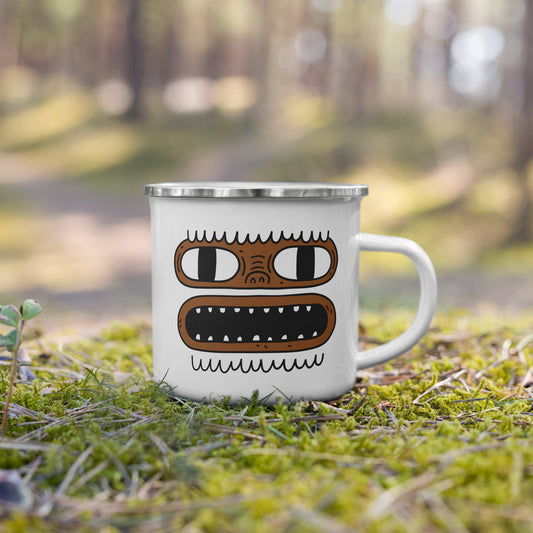 YetiFace-Enamel Mug