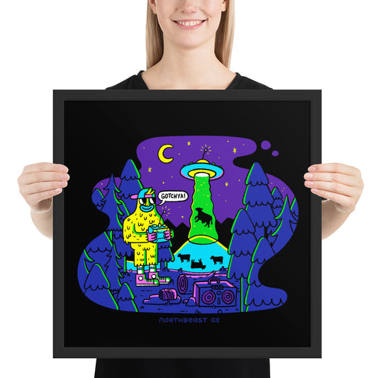 Bigfoot RC UFO - Framed poster