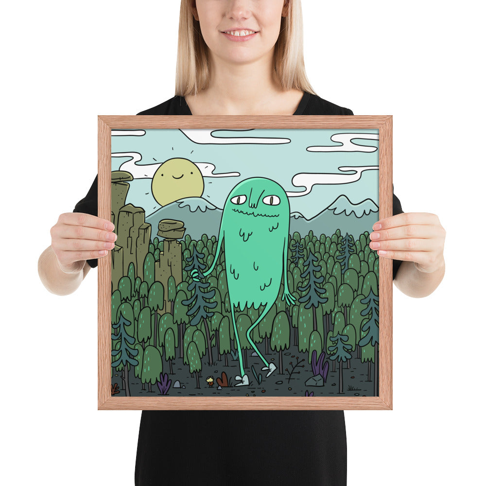 Invisible Friend - Framed poster