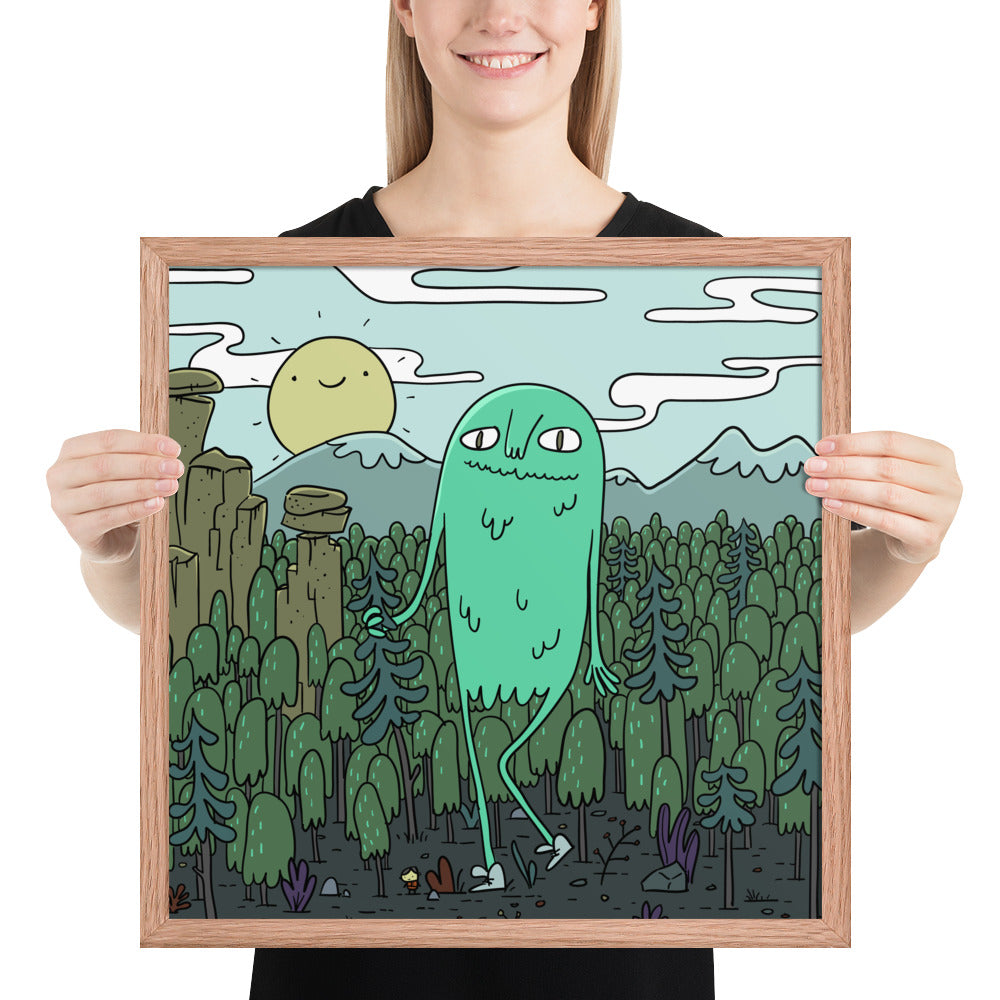 Invisible Friend - Framed poster