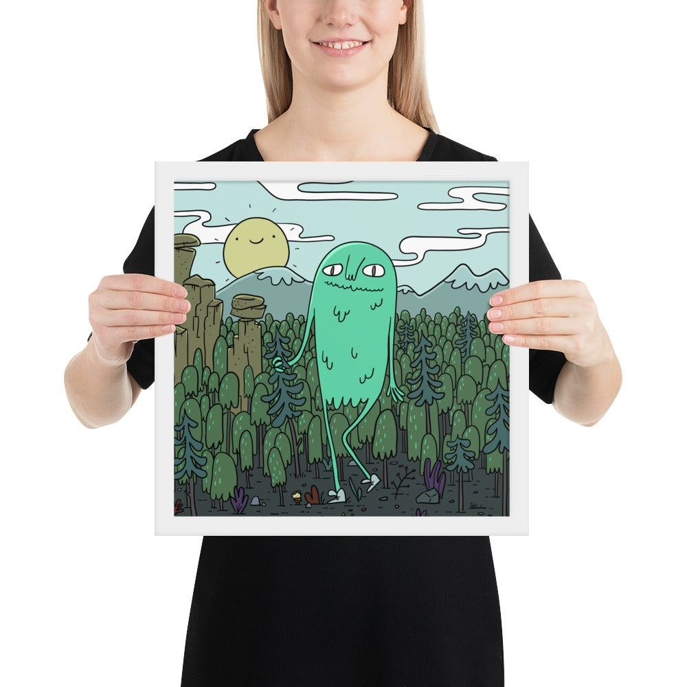 Invisible Friend - Framed poster