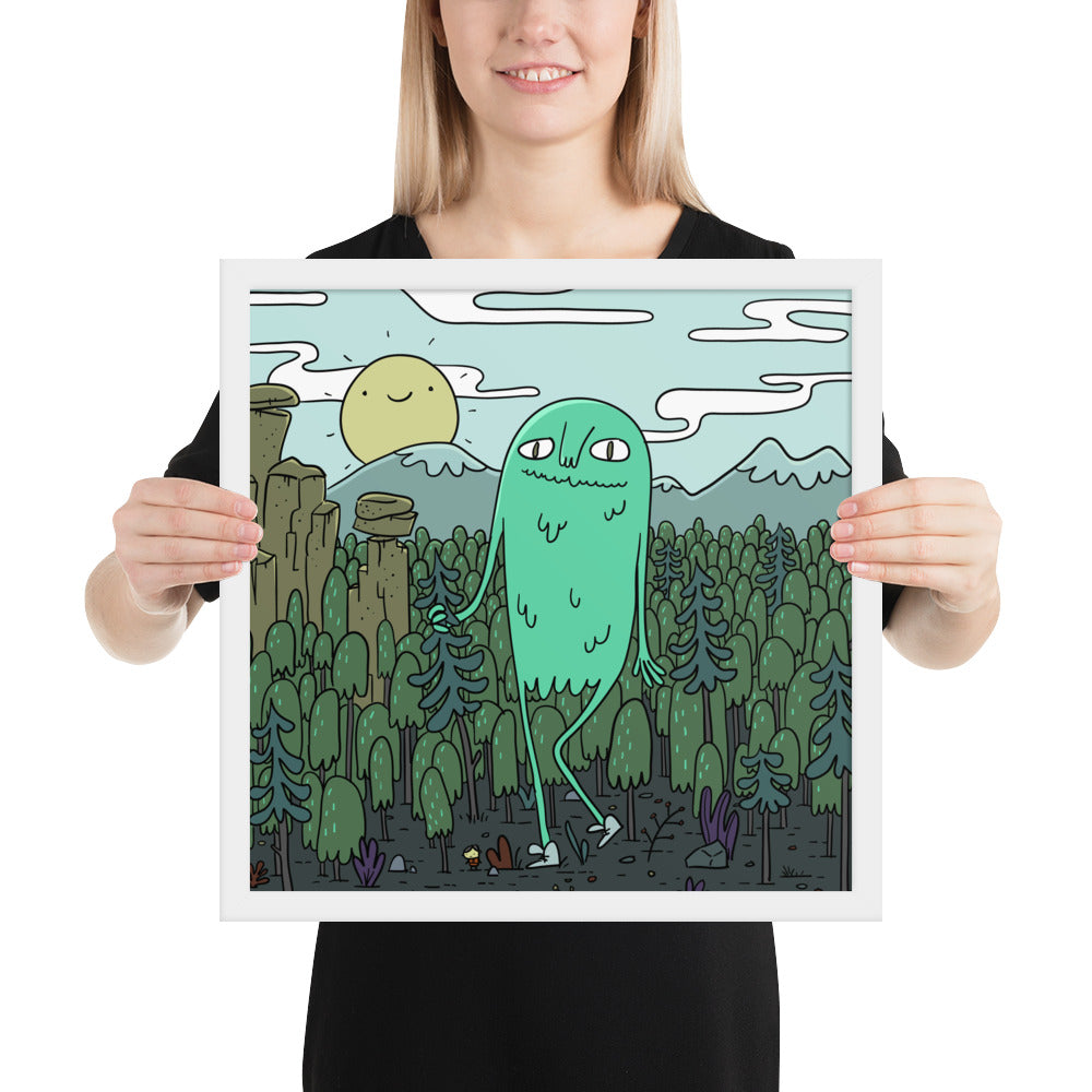 Invisible Friend - Framed poster