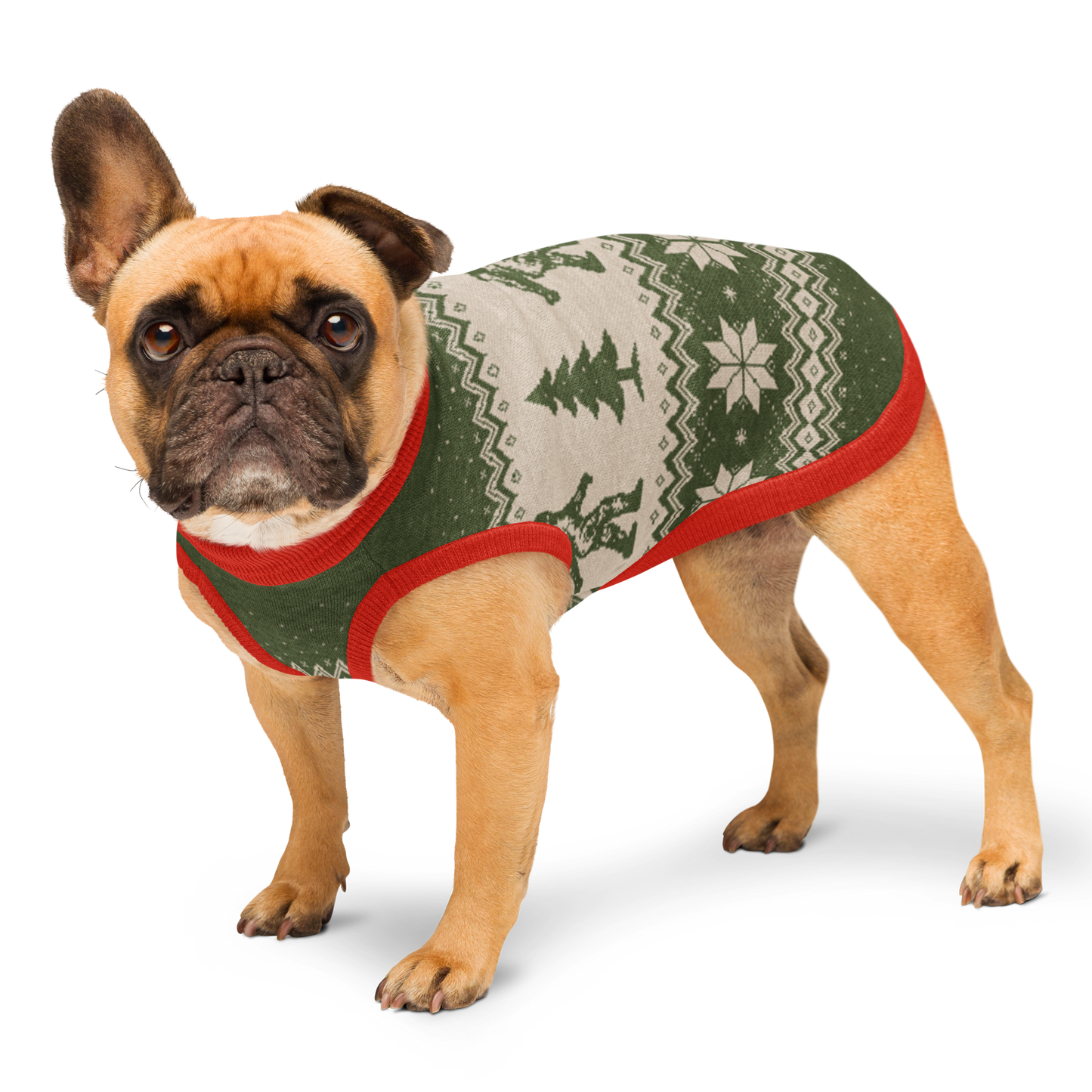 Christmas Bigfoot - Knitted pet sweater