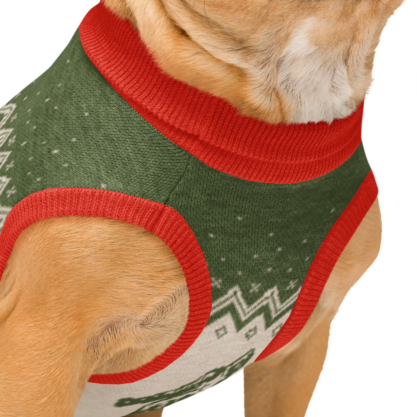 Christmas Bigfoot - Knitted pet sweater