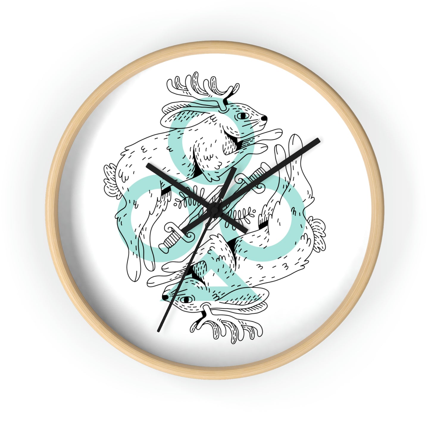 Jackalope - Wall Clock