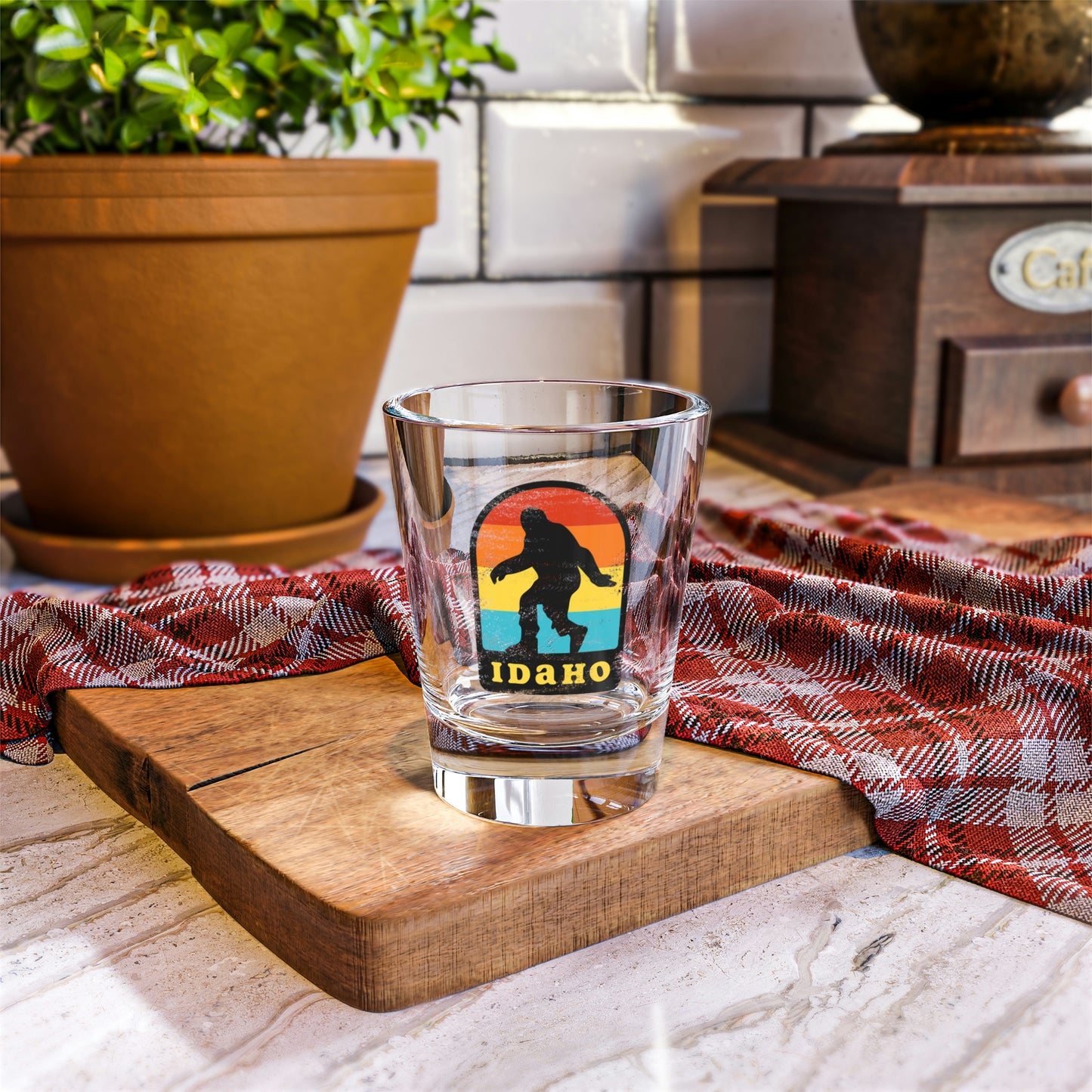 Idaho Bigfoot Seal - Shot Glass, 1.5oz