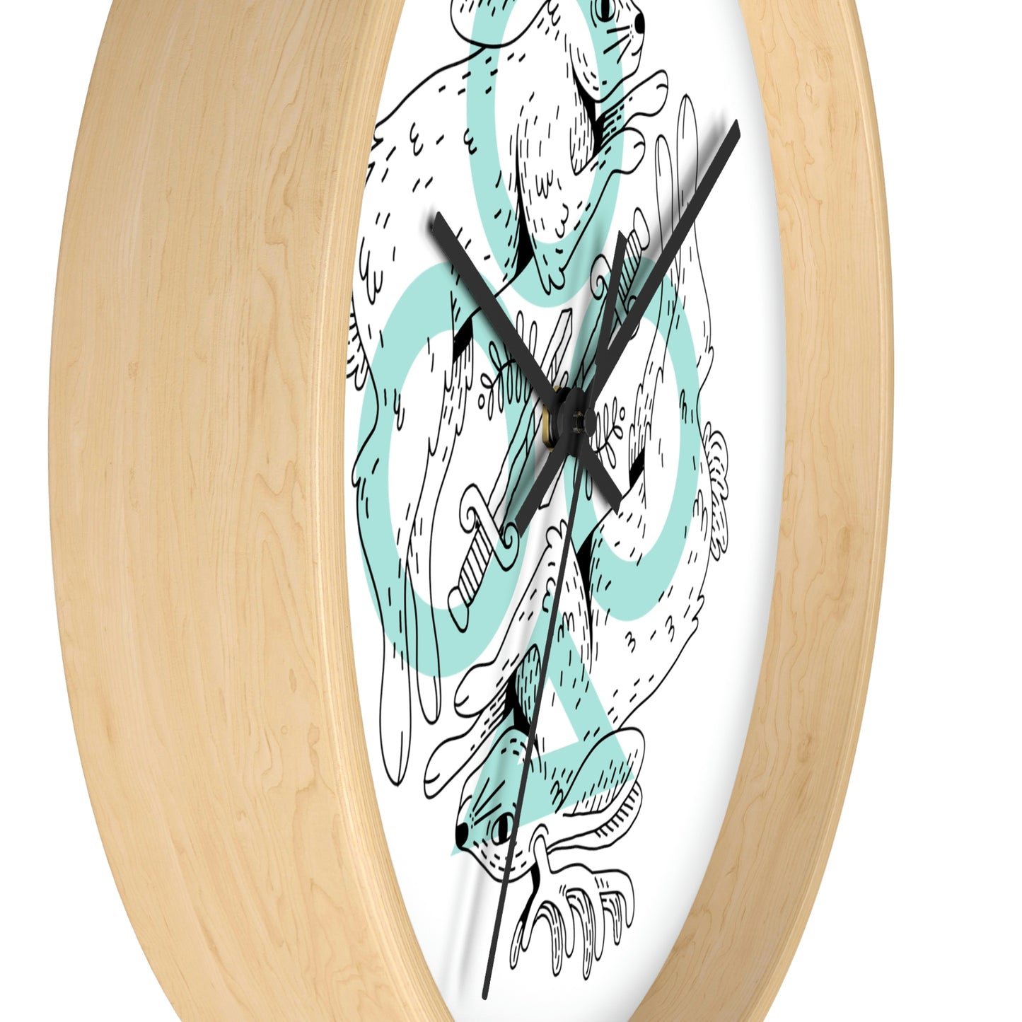 Jackalope - Wall Clock