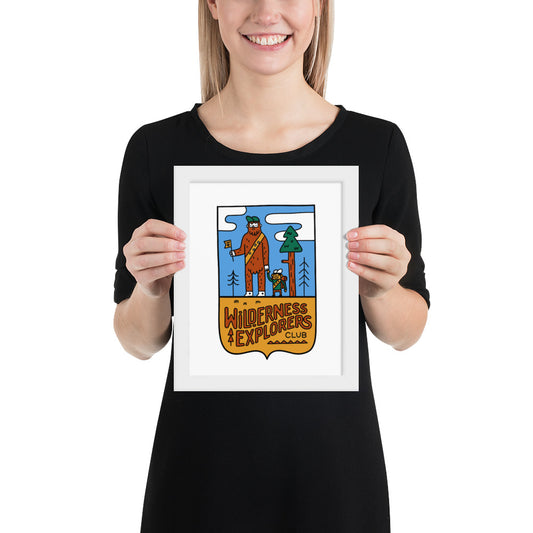 Wilderness Explorers Club - Framed poster