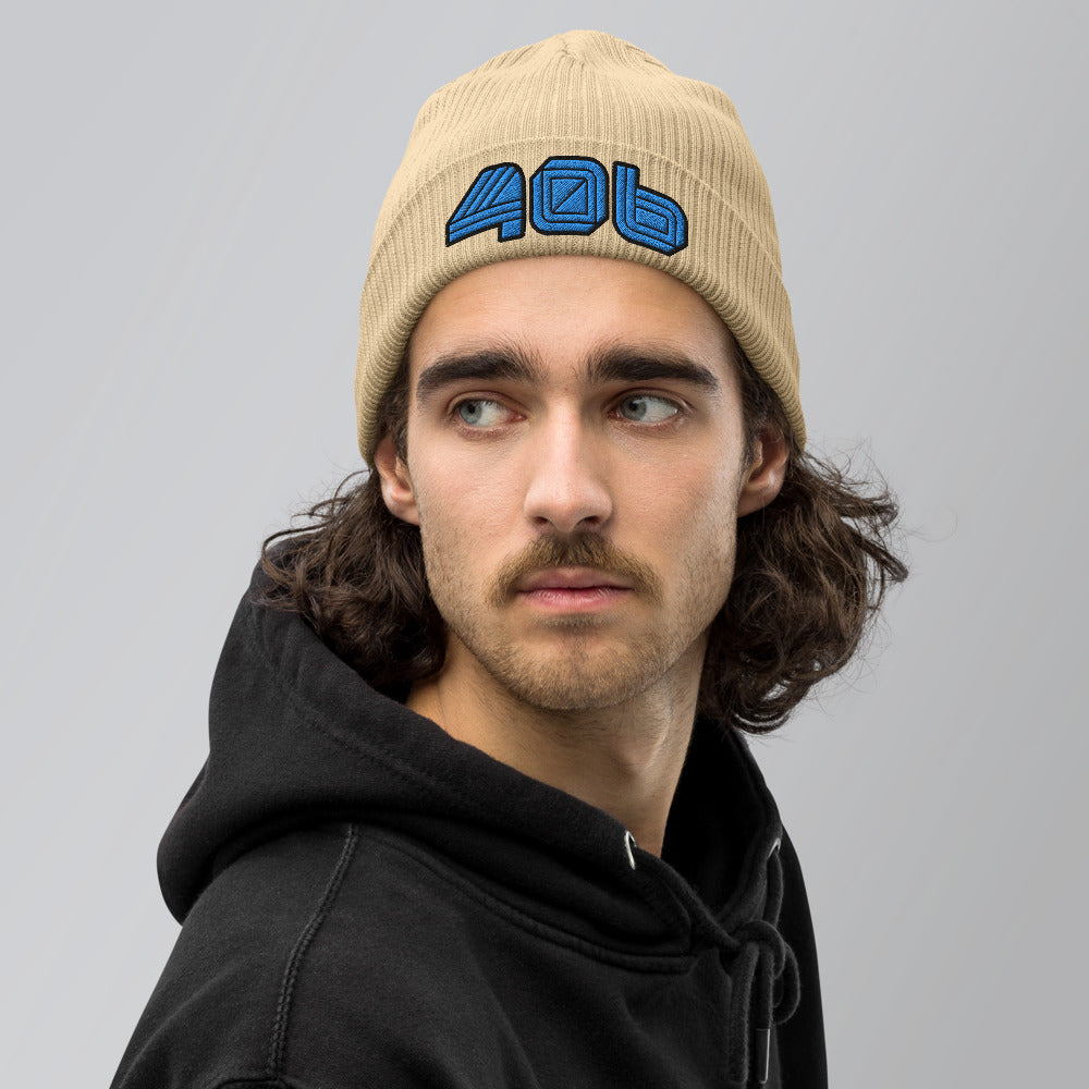 406 Montana - Organic ribbed beanie