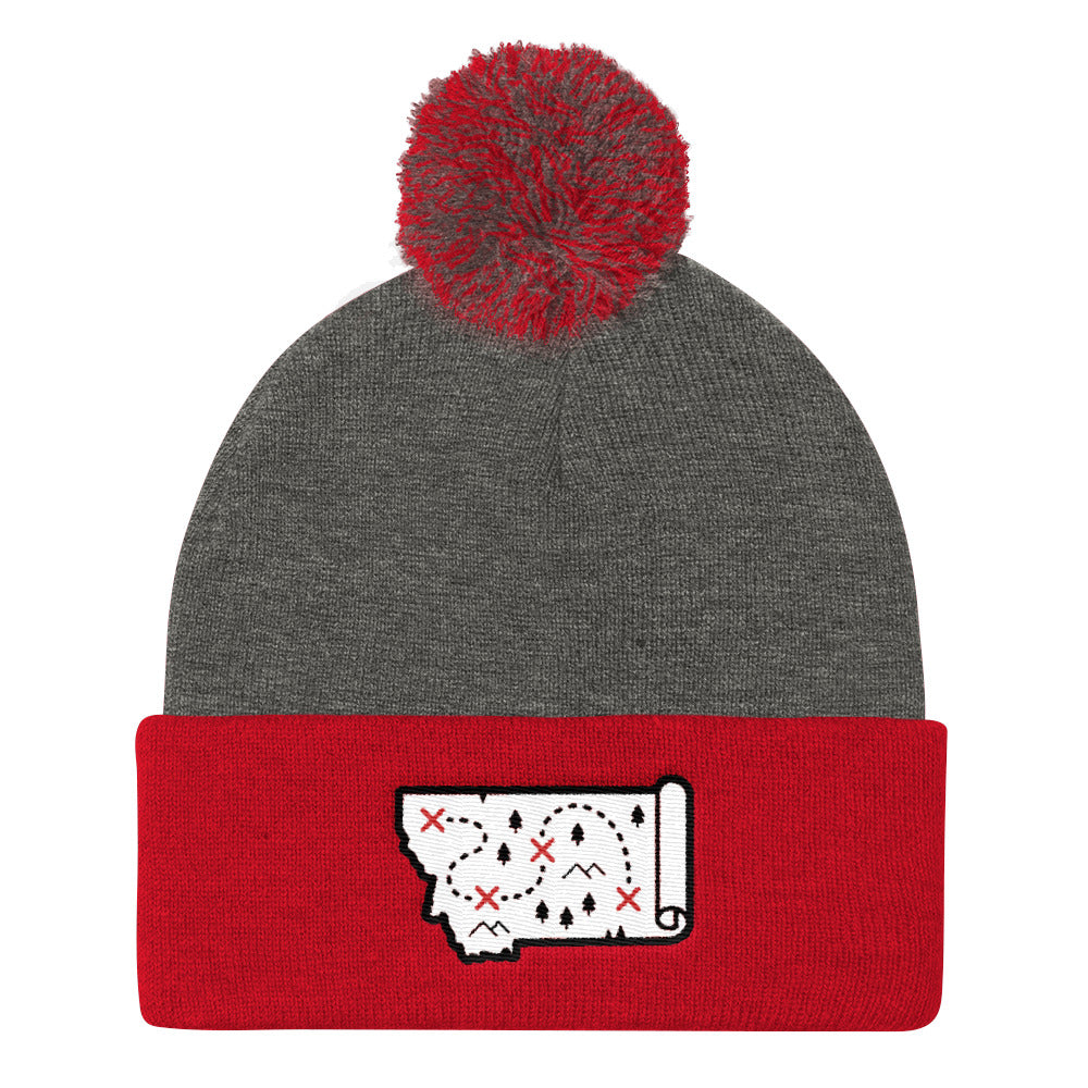 Treasure State - Pom Pom Knit Cap