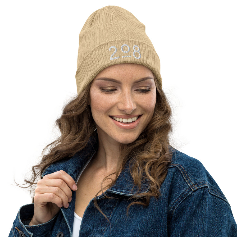 208 Classy Idaho - Organic ribbed beanie