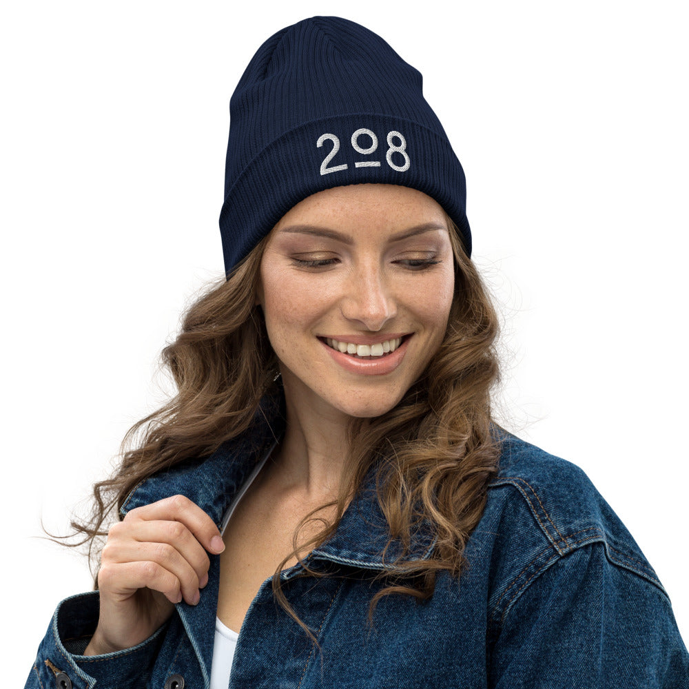 208 Classy Idaho - Organic ribbed beanie