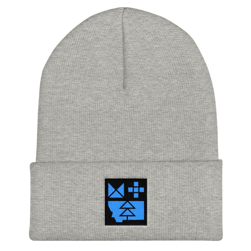 Montana Geo Patch - Cuffed Beanie